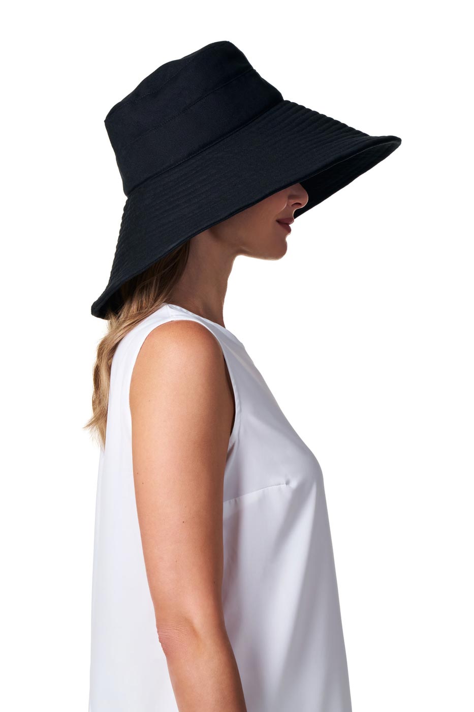 Brittany | Women's Beach Hat | Black