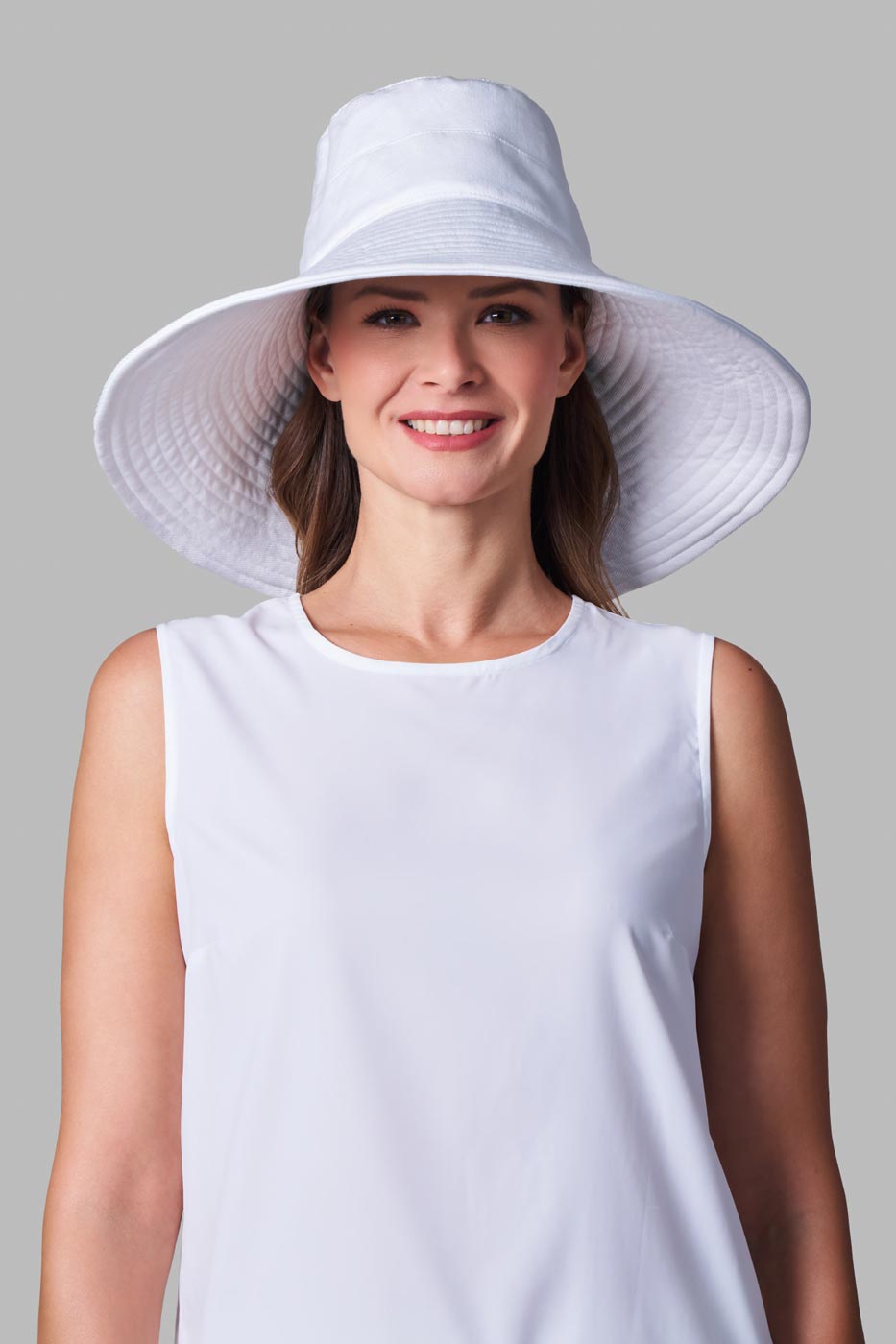 Brittany | Women's Beach Hat | White