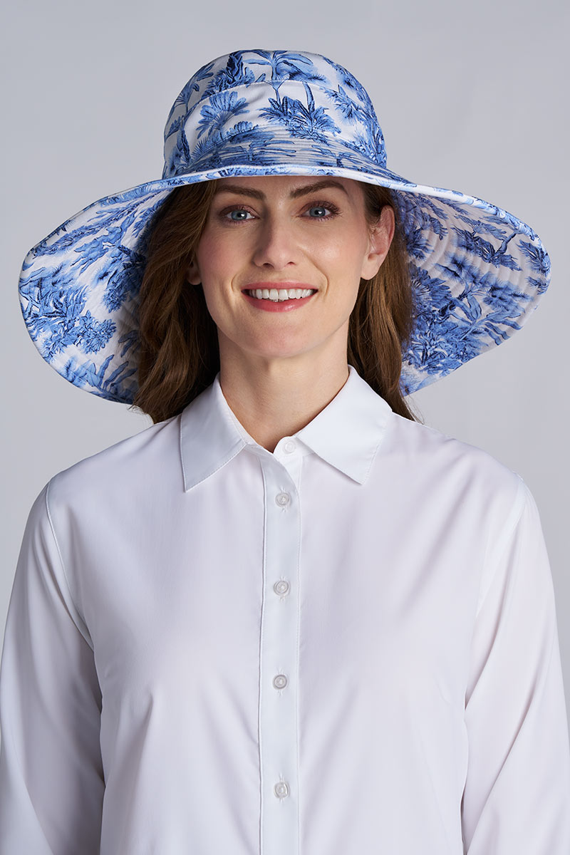 Brittany | Women's Beach Hat | Periwinkle Isla Bonita