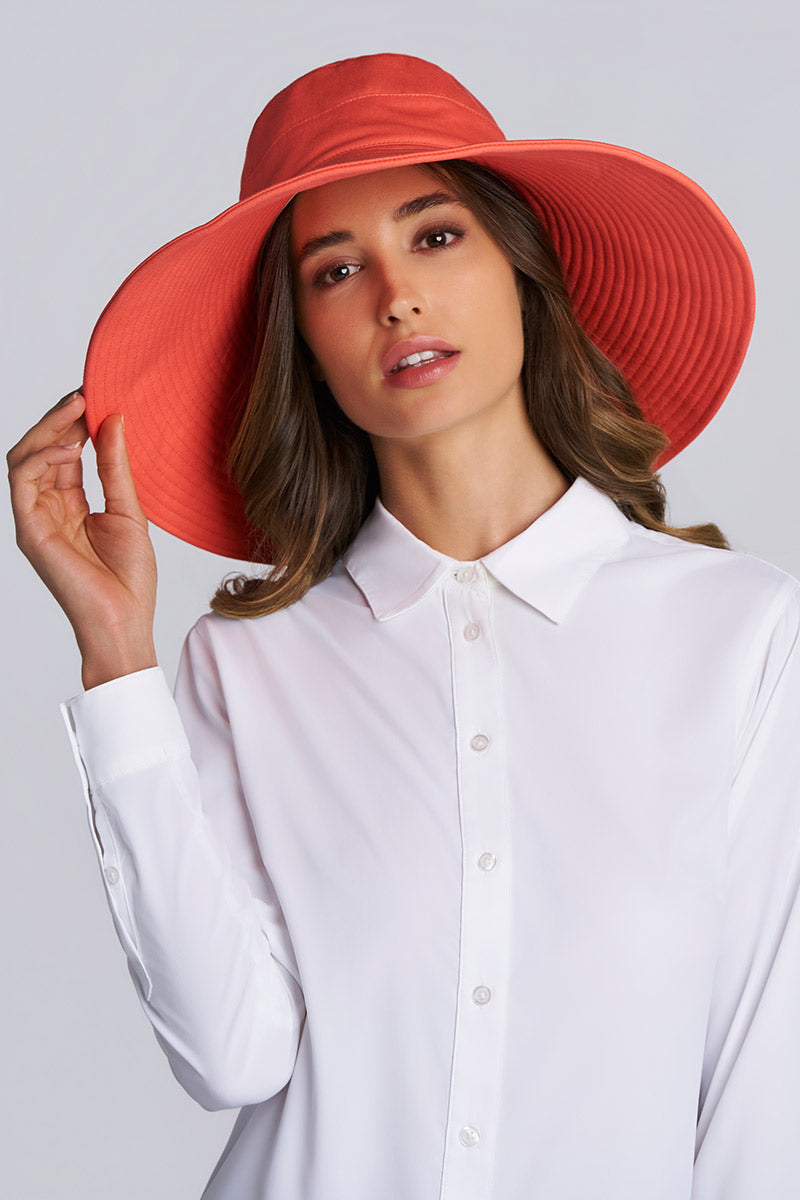 Brittany | Women's Beach Hat | Coral Reef