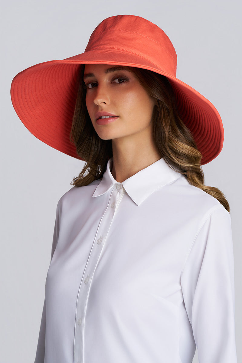 Brittany | Women's Beach Hat | Coral Reef