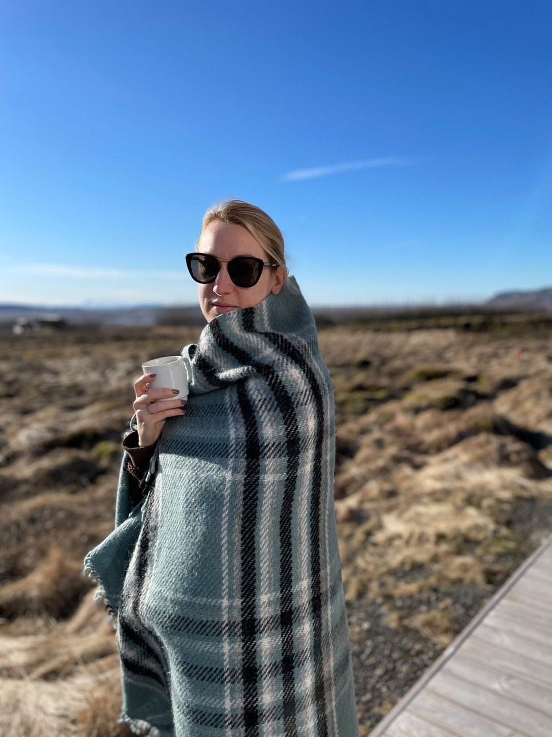 Bisous Sunglasses The Hannah Piano Black Gold