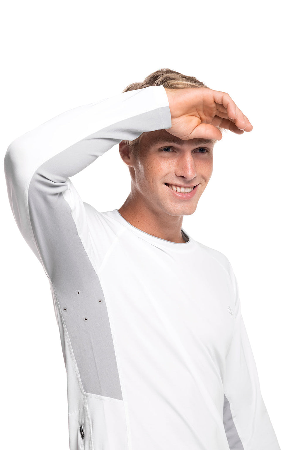 Ultimate | Men's Long Sleeve Rash Guard | White