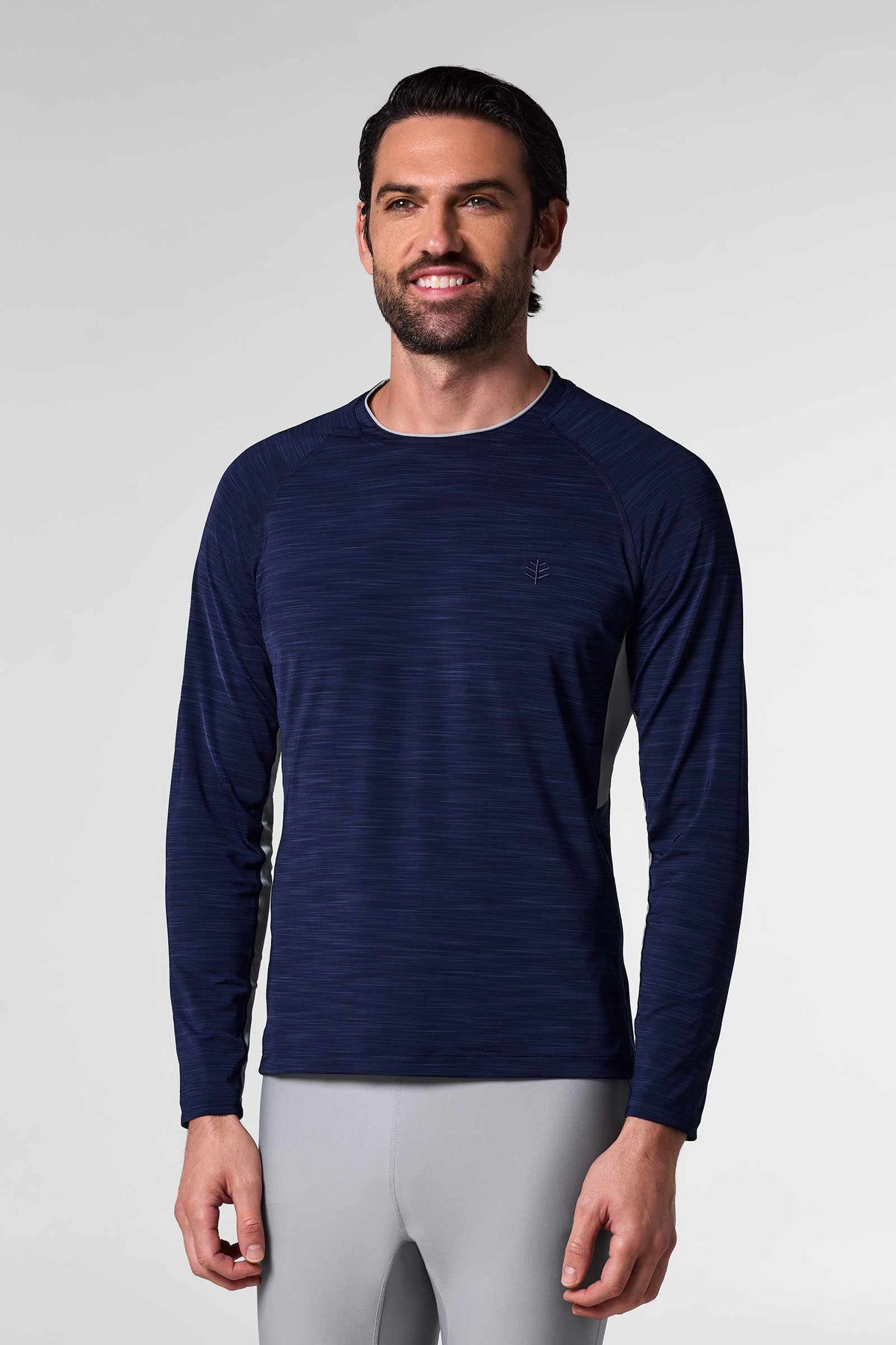Ultimate | Men's Long Sleeve Rash Guard | Navy Line