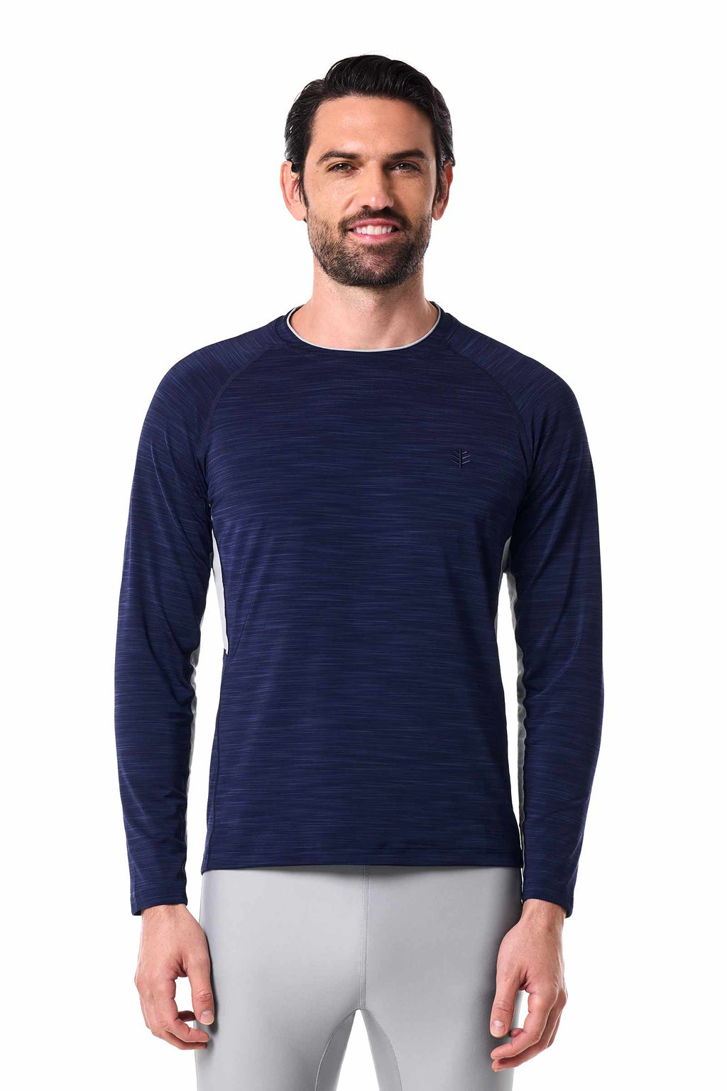 Ultimate | Men's Long Sleeve Rash Guard | Navy Line