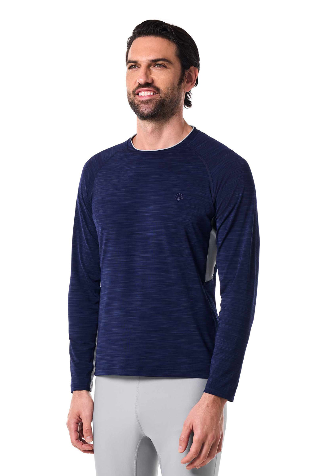 Ultimate | Men's Long Sleeve Rash Guard | Navy Line