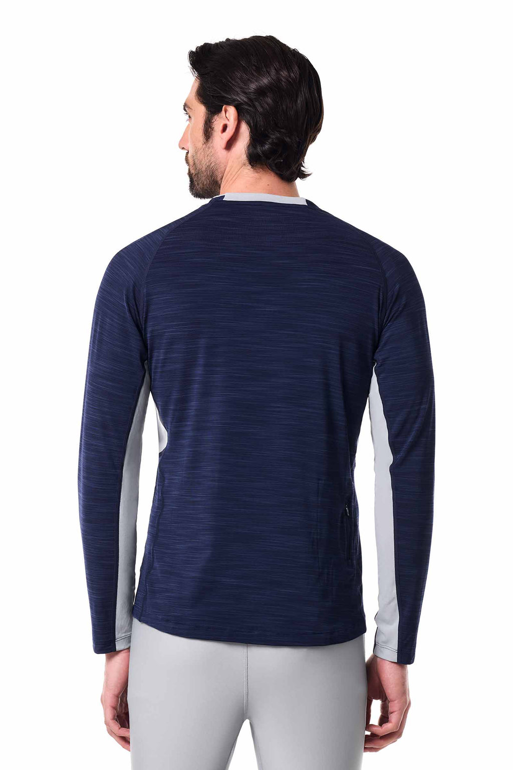 Ultimate | Men's Long Sleeve Rash Guard | Navy Line