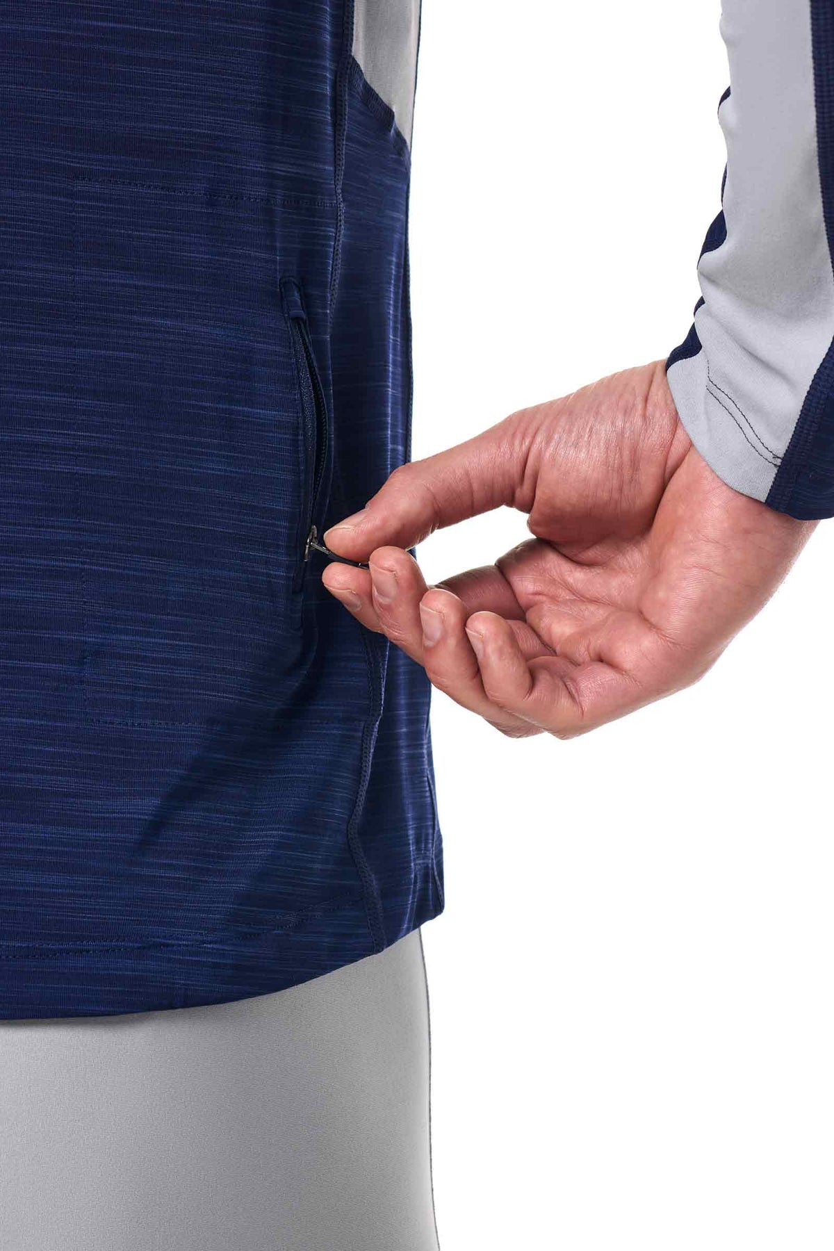 Ultimate | Men's Long Sleeve Rash Guard | Navy Line