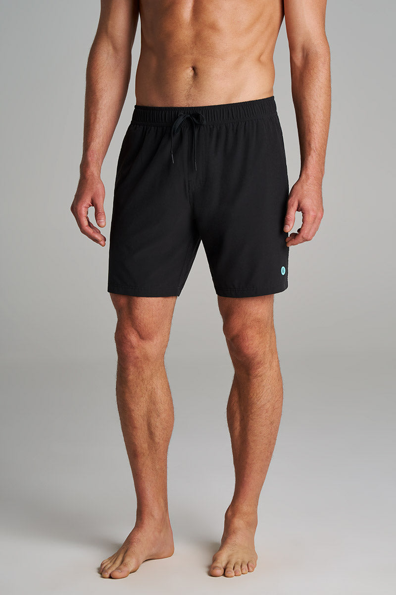 Kahuna | Men's Swimming Shorts 7.5" | Black