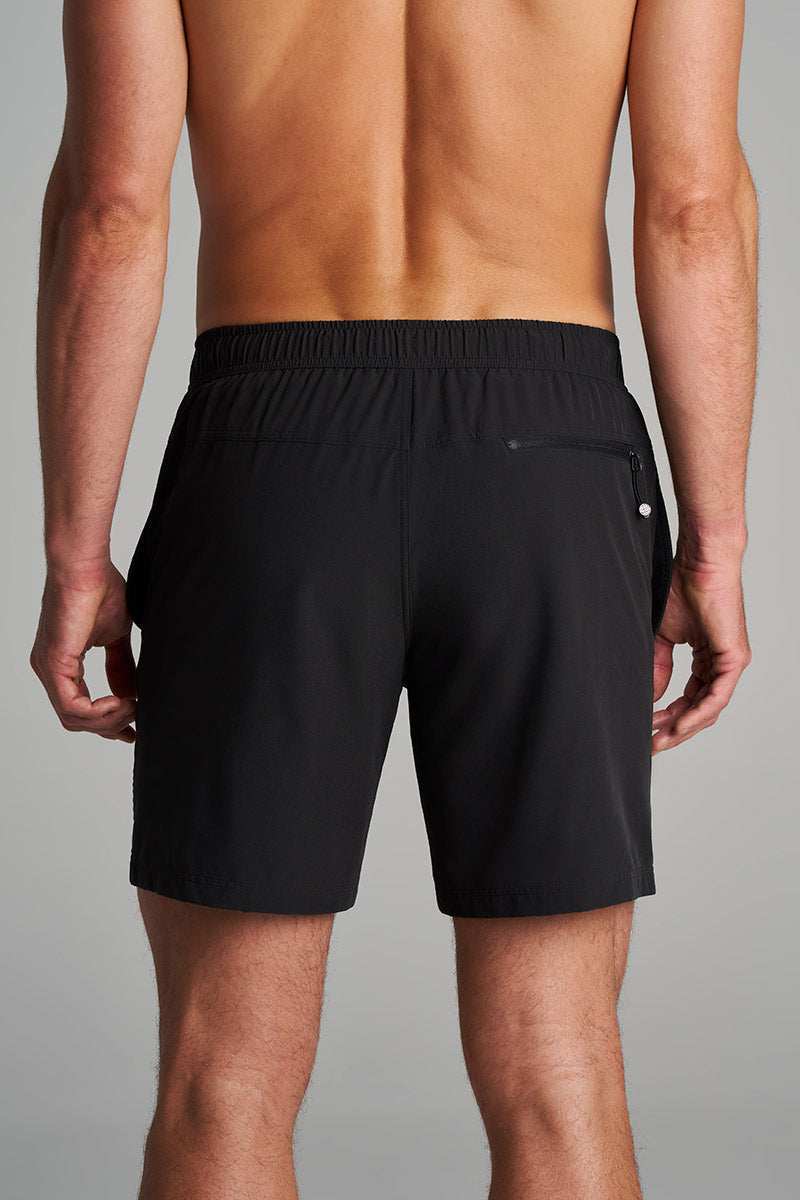 Kahuna | Men's Swimming Shorts 7.5" | Black