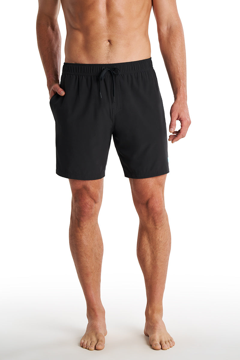 Kahuna | Men's Swimming Shorts 7.5" | Black