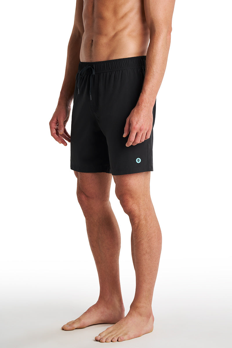 Kahuna | Men's Swimming Shorts 7.5" | Black