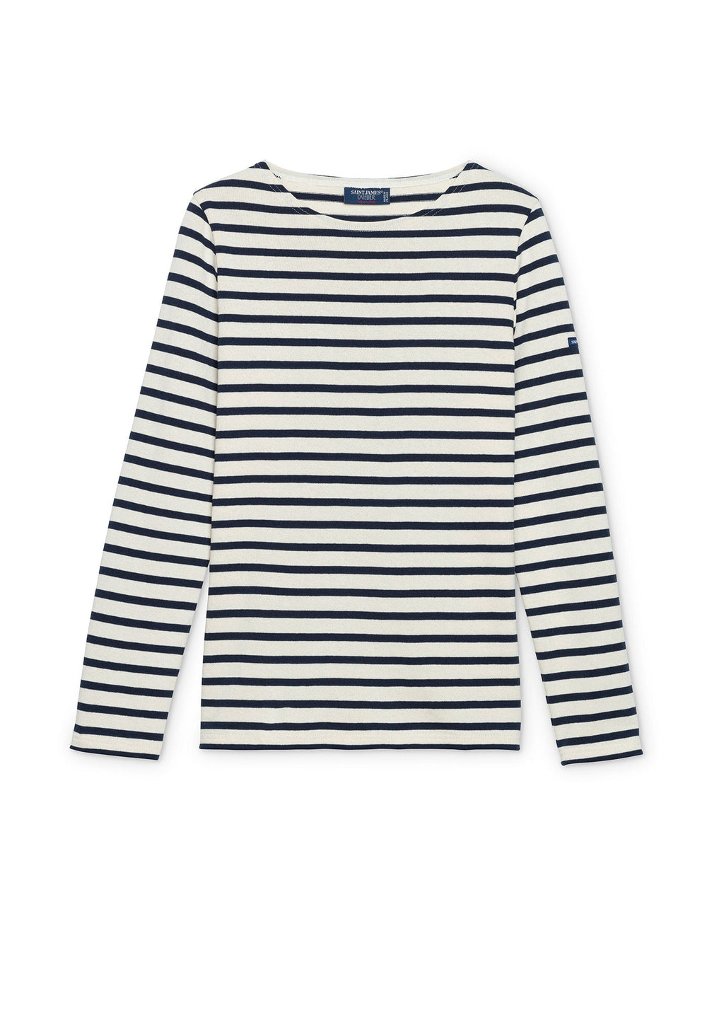 Saint James MERIDAME II - Authentic Breton Shirt | Heavyweight Cotton | Women Fit (ECRU / NAVY)