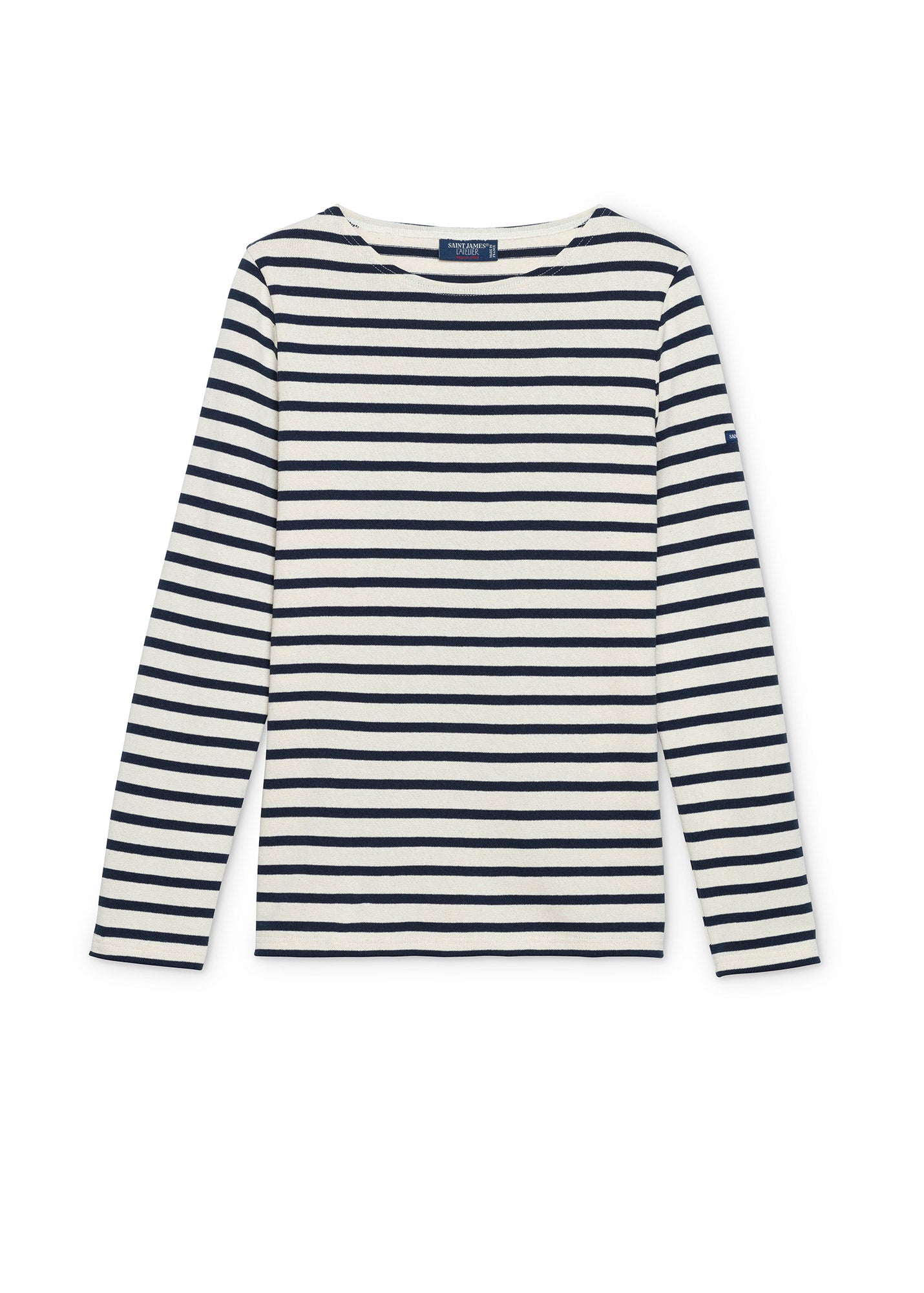 Saint James MERIDAME II - Authentic Breton Shirt | Heavyweight Cotton | Women Fit (ECRU / NAVY)
