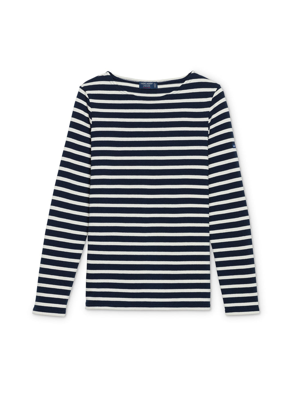 Saint James MERIDAME II - Authentic Breton Shirt | Heavyweight Cotton | Women Fit (NAVY / ECRU)