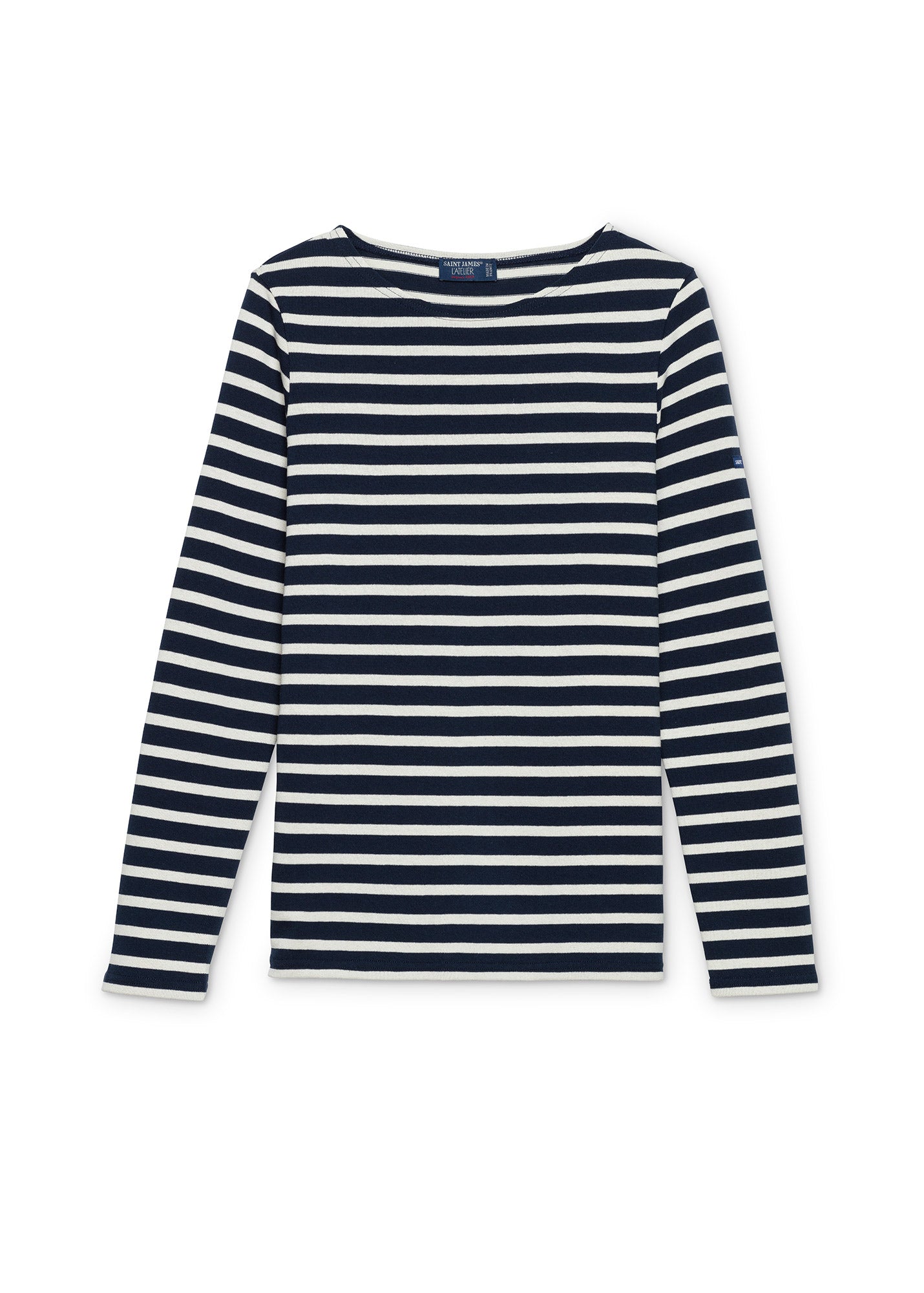 Saint James MERIDAME II - Authentic Breton Shirt | Heavyweight Cotton | Women Fit (NAVY / ECRU)