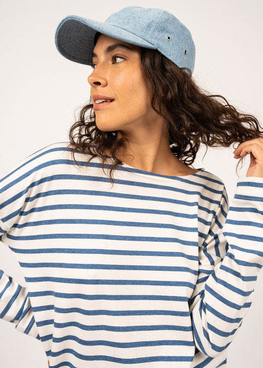 Saint James CASQUETTE - Classic Cotton Cap (LIGHT DENIM)