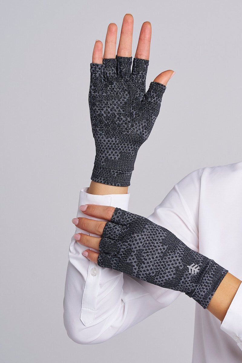Ouray | Fingerless Gloves | Charcoal Coolibar Camo