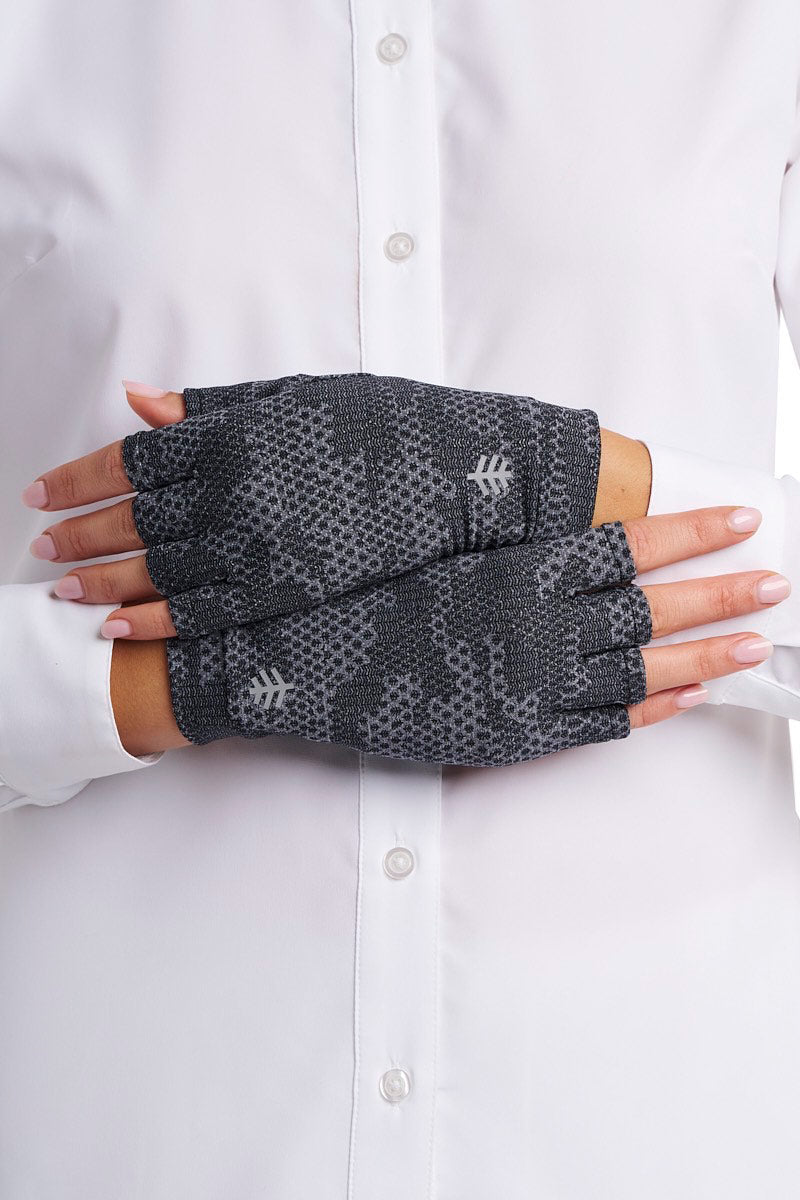 Ouray | Fingerless Gloves | Charcoal Coolibar Camo