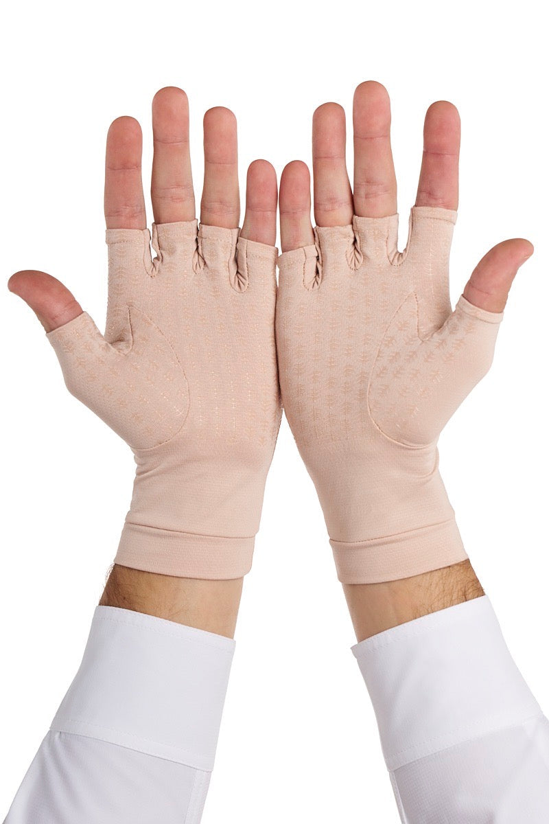 Ouray | Fingerless Gloves | Beige