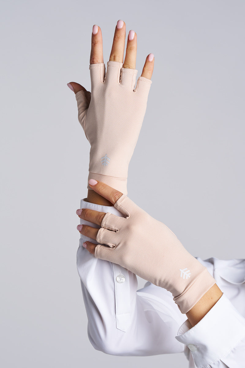 Ouray | Fingerless Gloves | Pale Khaki