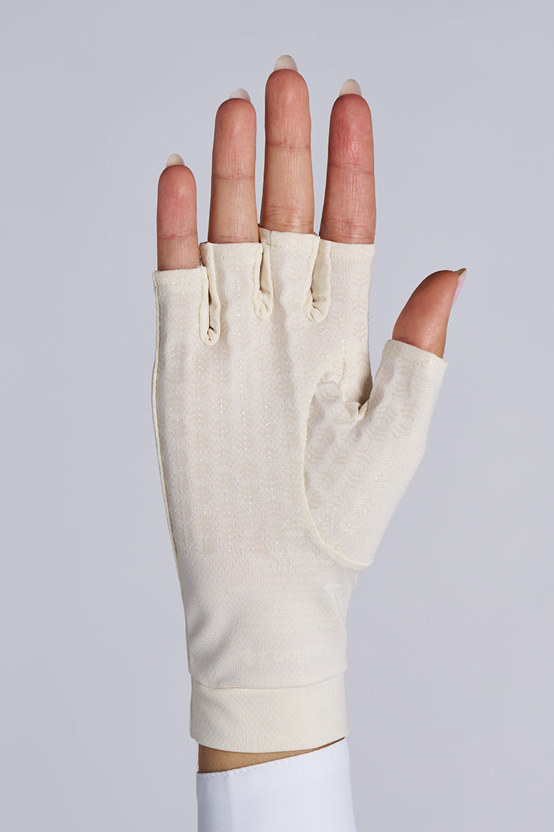 Ouray | Fingerless Gloves | Vanilla