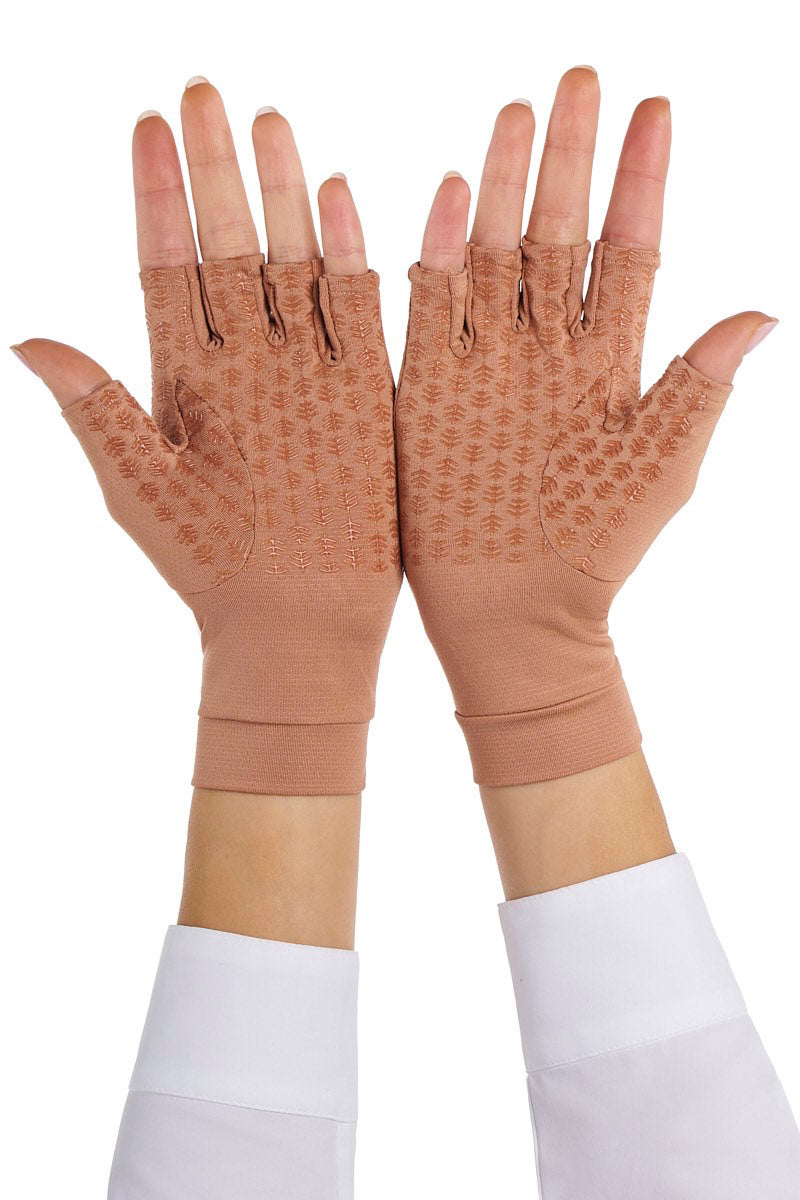 Ouray | Fingerless Gloves | Antique Tea
