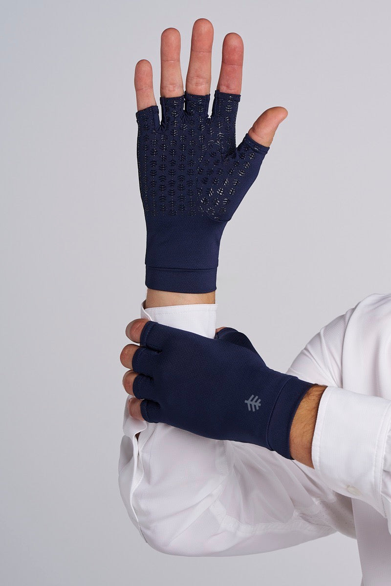Ouray | Fingerless Gloves | Navy
