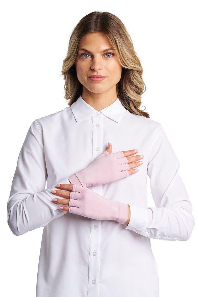 Ouray | Fingerless Gloves | Dusty Mauve