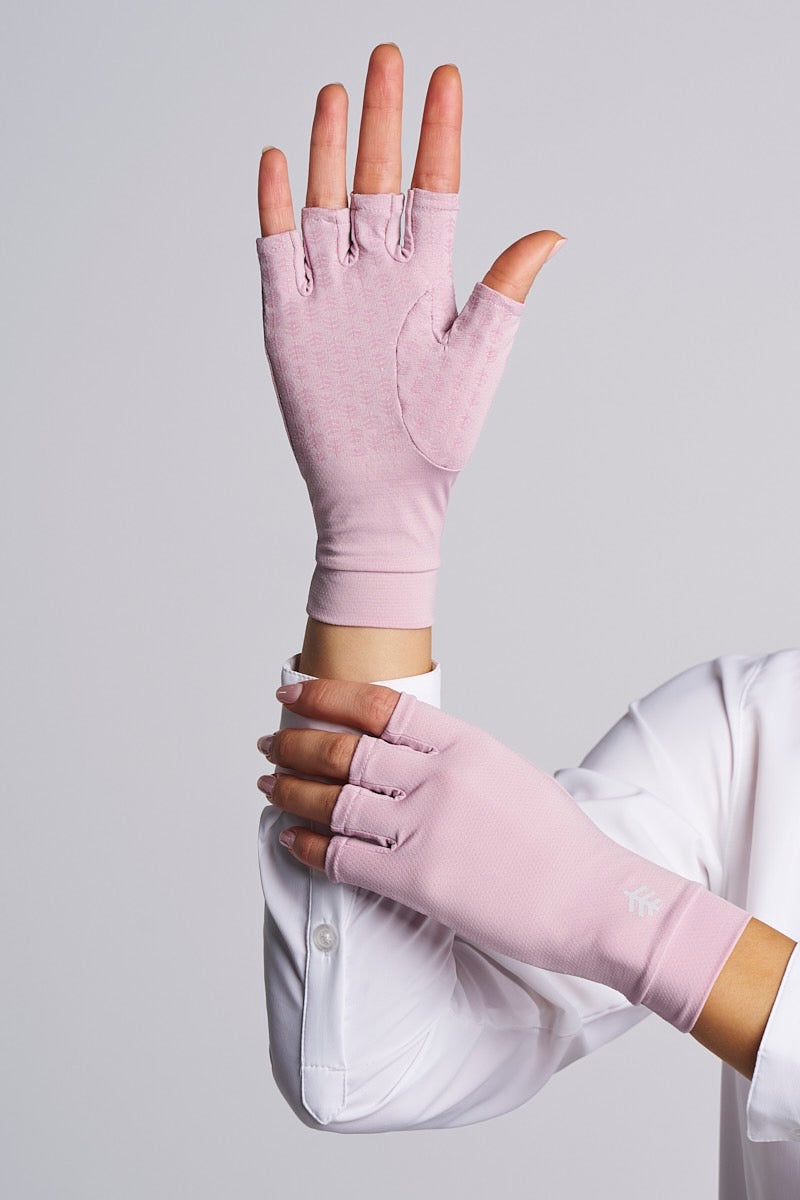 Ouray | Fingerless Gloves | Dusty Mauve