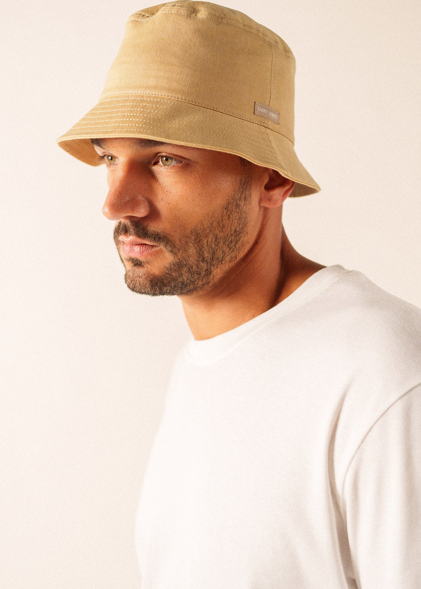 Saint James BOB Cotton Bucket Hat (SAIL CANVAS)