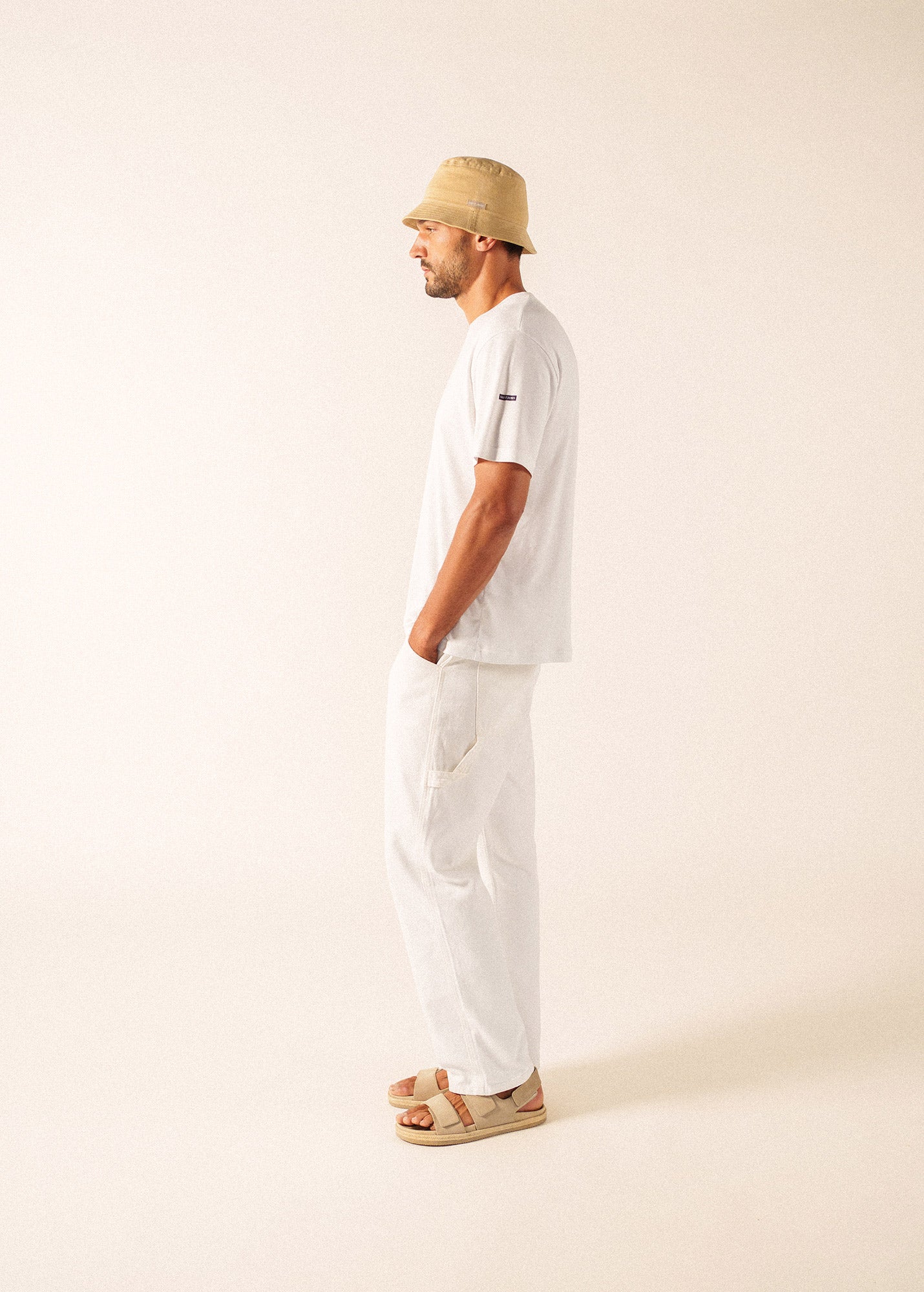Saint James BOB Cotton Bucket Hat (SAIL CANVAS)