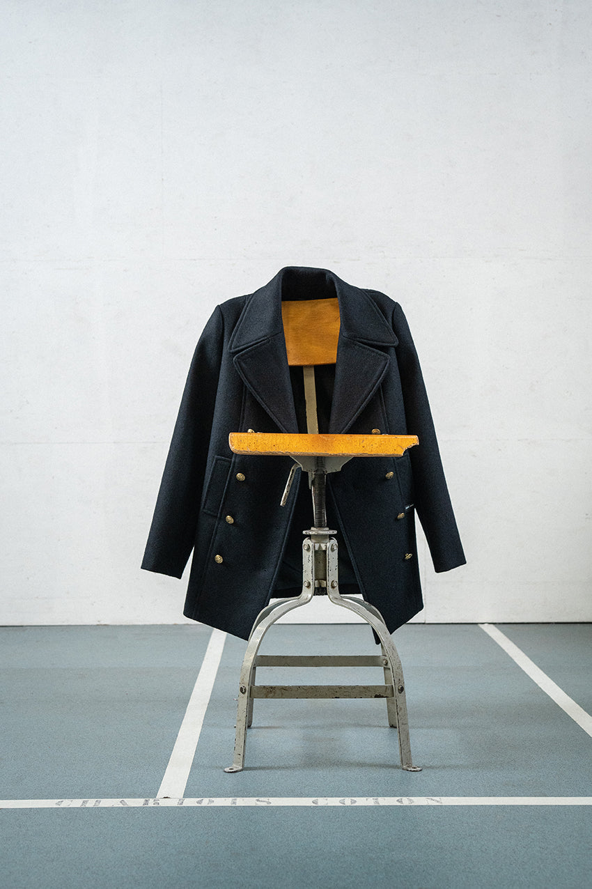 Saint James VOILURE II - Authentic Peacoat for Women | 100% Wool (NAVY)