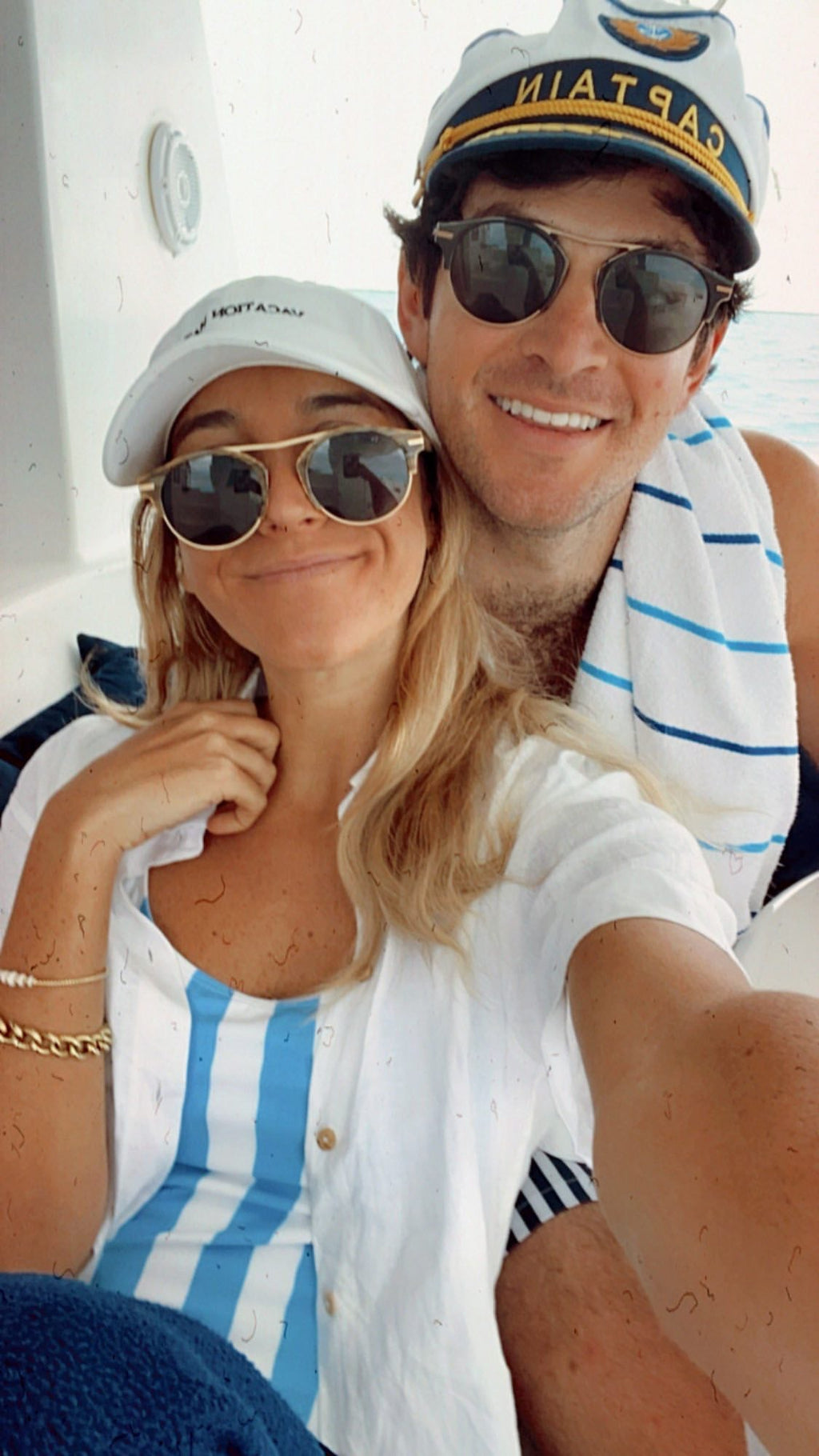 Bisous Sunglasses The Blondes Beach Blonde Gold