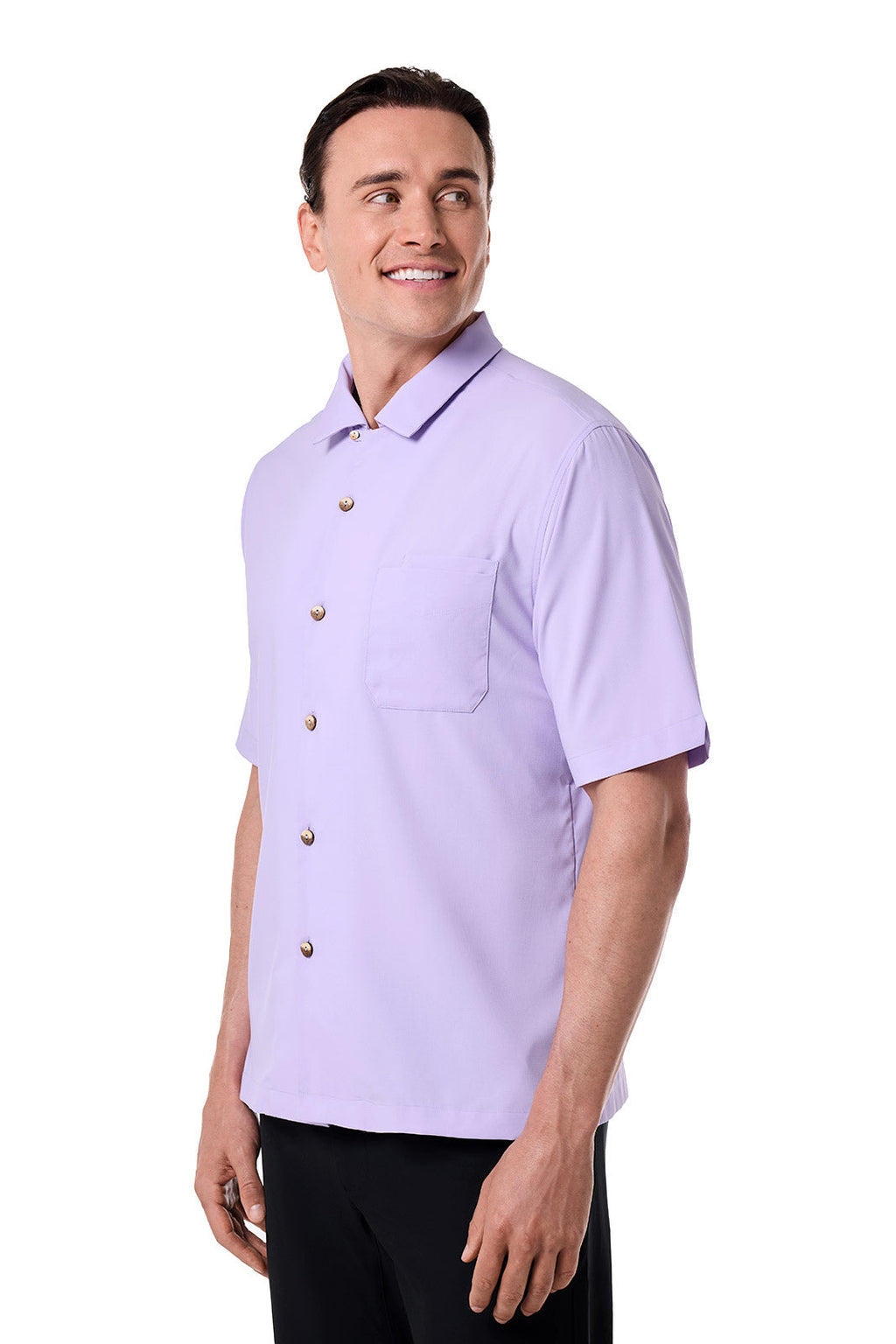Coolibar Men's Safari Camp Shirt Lightweight Breathable Moisture Wicking Resort Ready