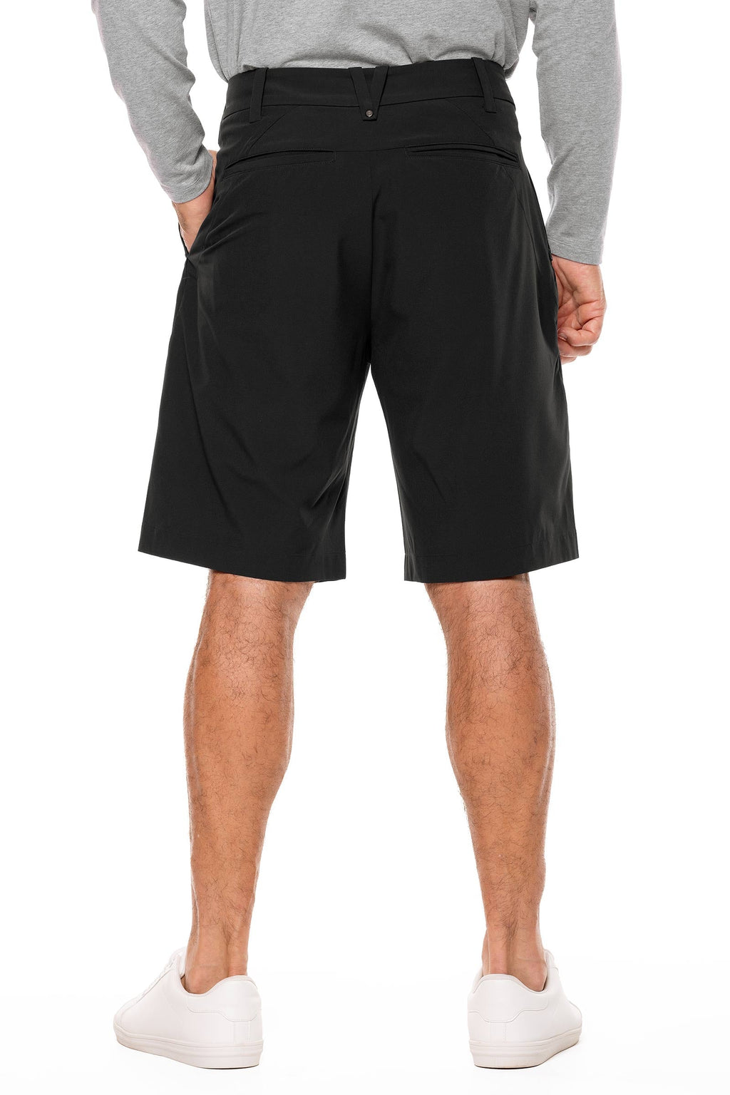 Coolibar Men's Trek Hybrid Shorts Upf Fifty Plus All Purpose For Land Water Travel Everyday Wear