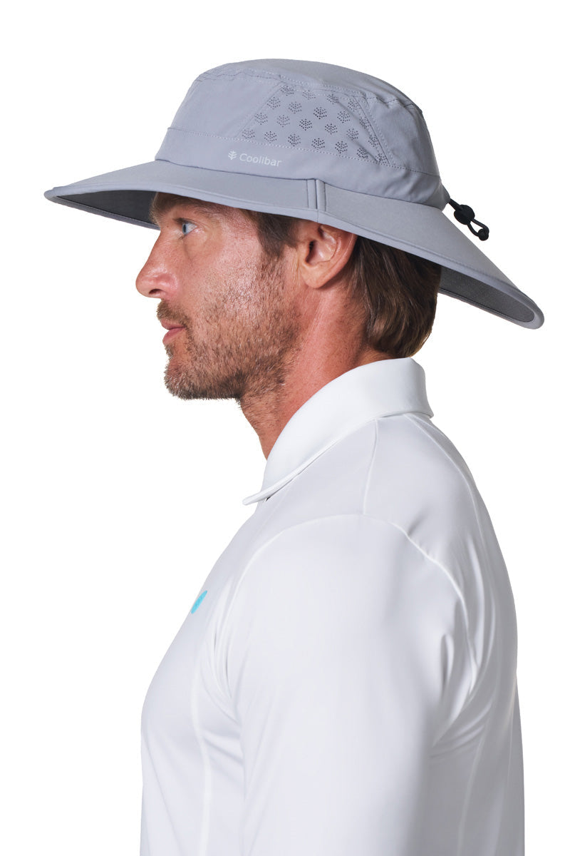 Fore | Performance Golf Hat with Wide Brim | Steel Grey