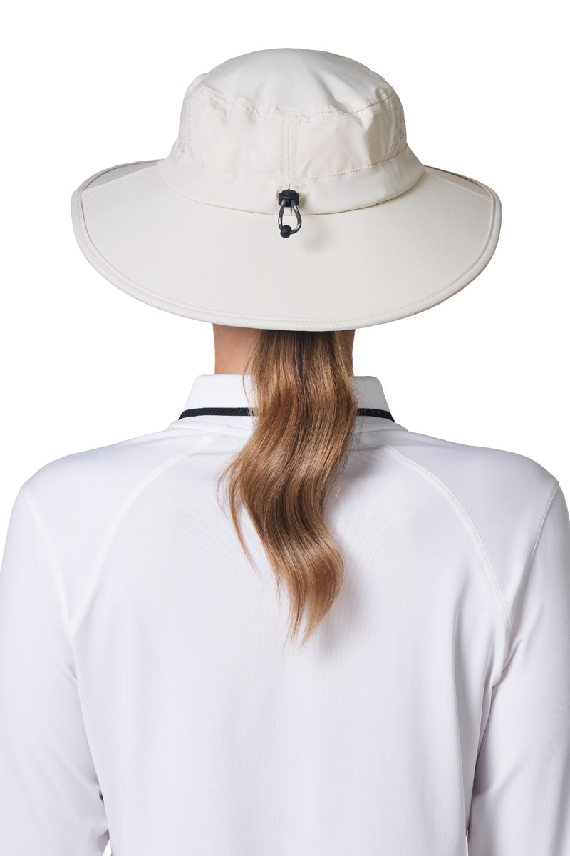 Fore | Performance Golf Hat with Wide Brim | Stone