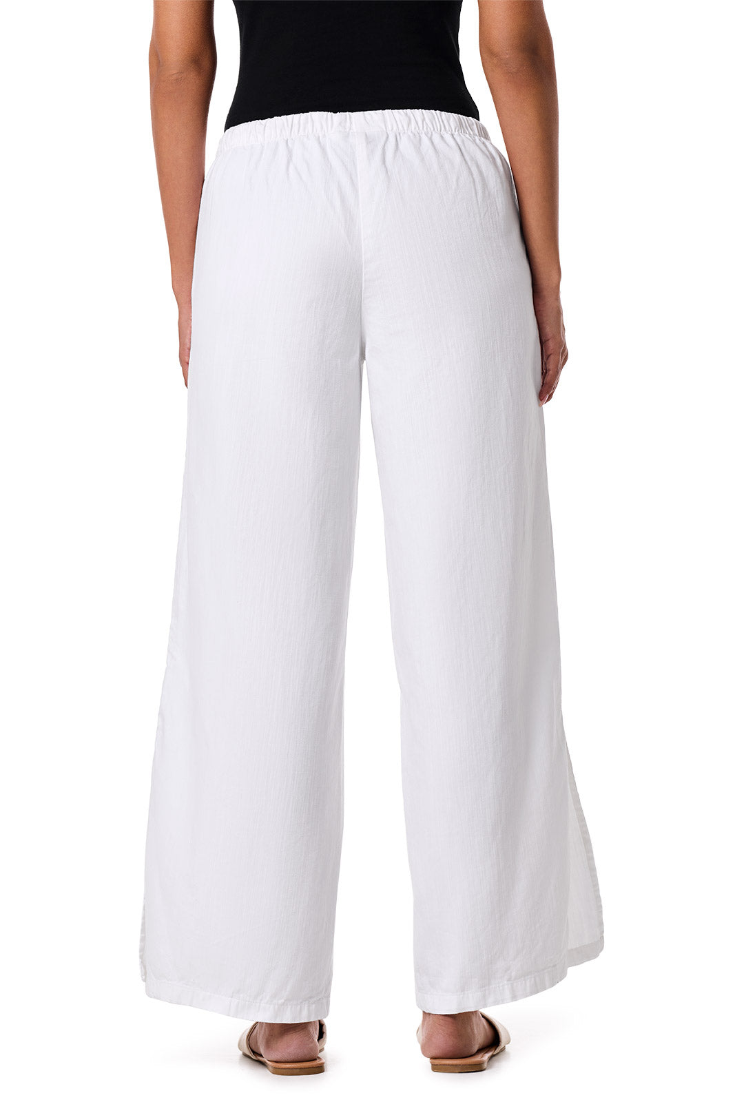 Coolibar Women's Enclave Wide Leg Pants Chambray Lite Lightweight Elasticated Comfort For Women All Day Travel