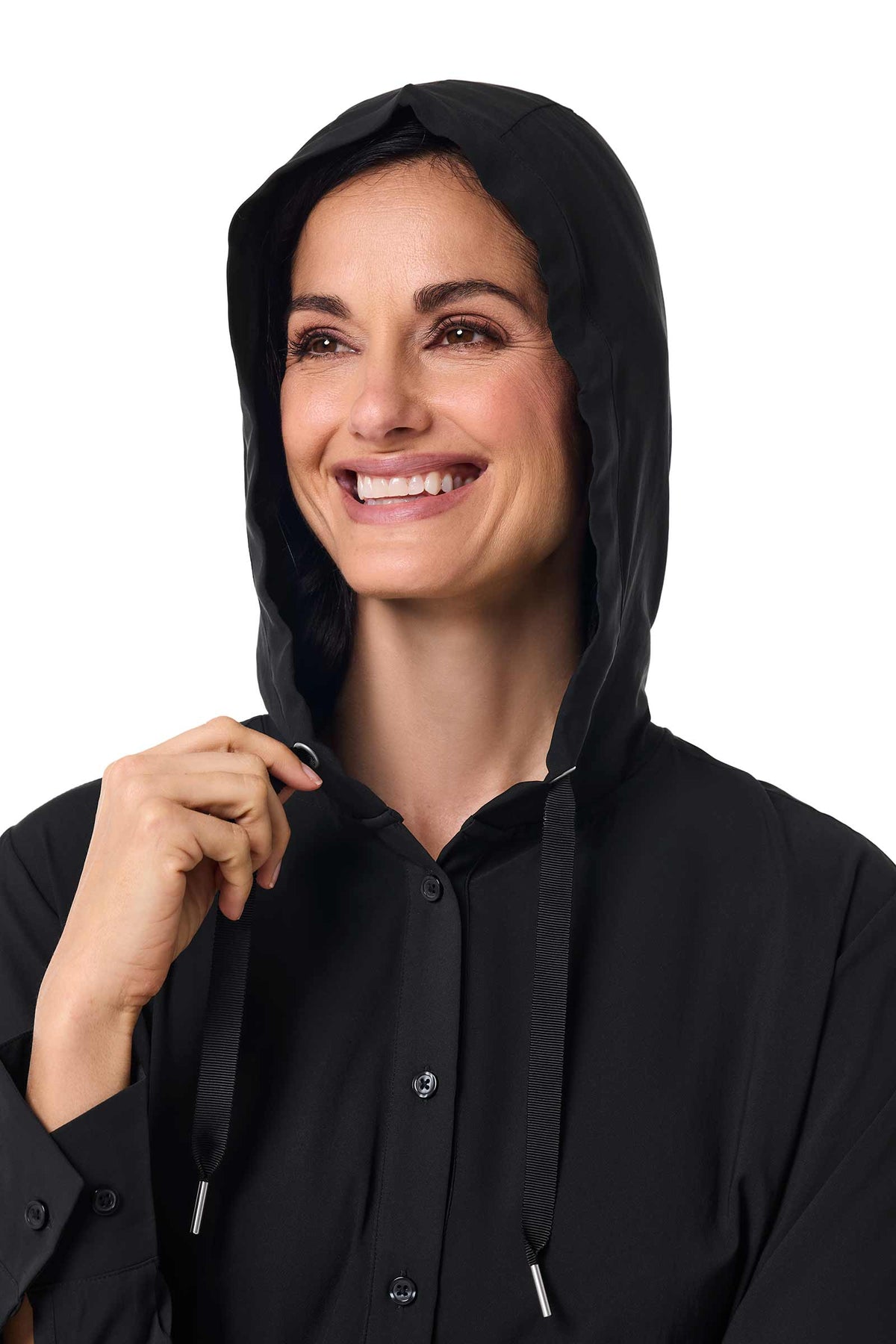 Palma | Women's Aire Beach Long Sleeve Shirt | Black