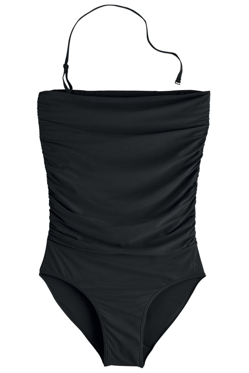 Coolibar Women's Lanikai 3 In 1 Swim Bottoms With Upf 50 Plus Sun Protection For Beach Fans