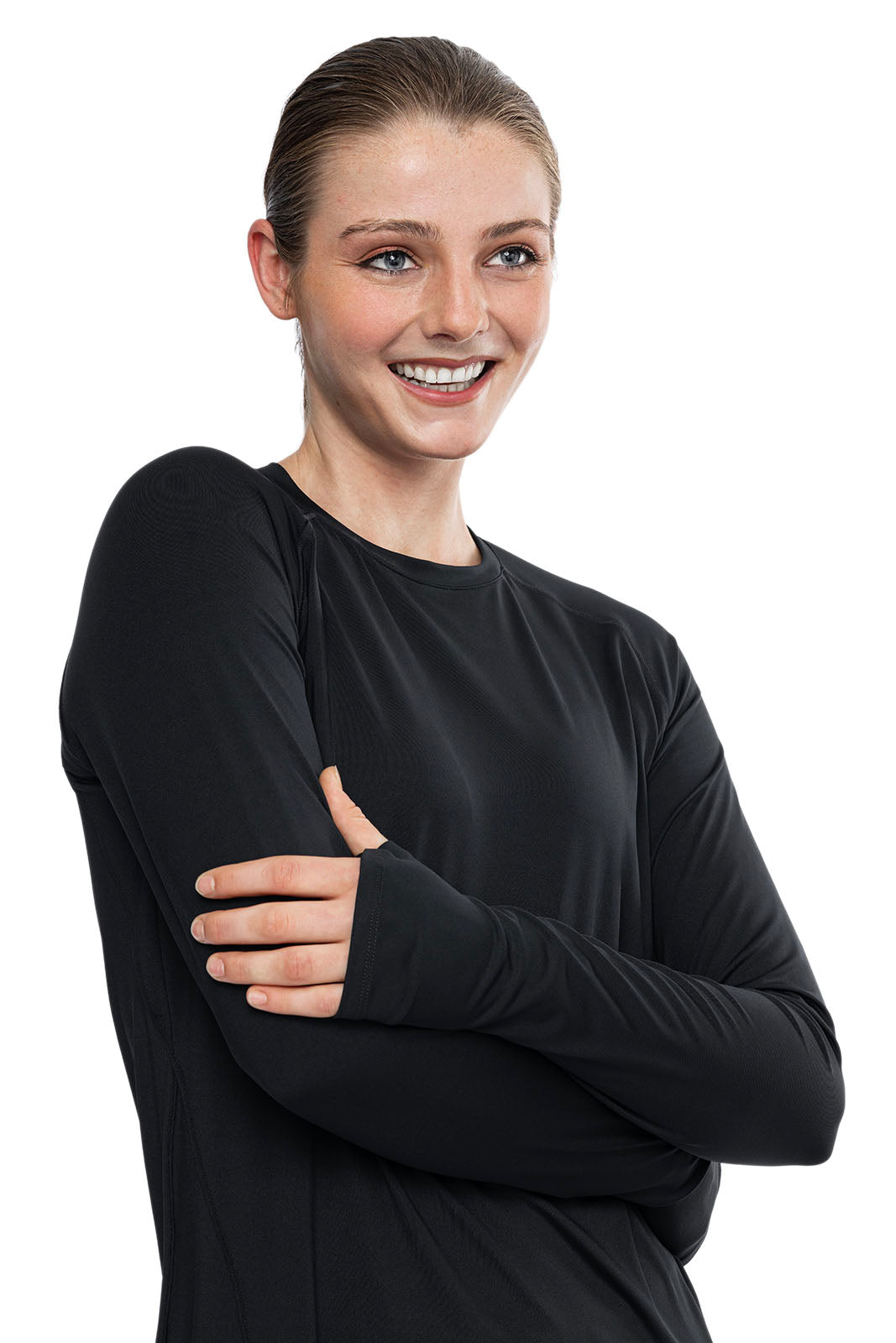 Accelera | Women's Performance Long Sleeve Top | Black