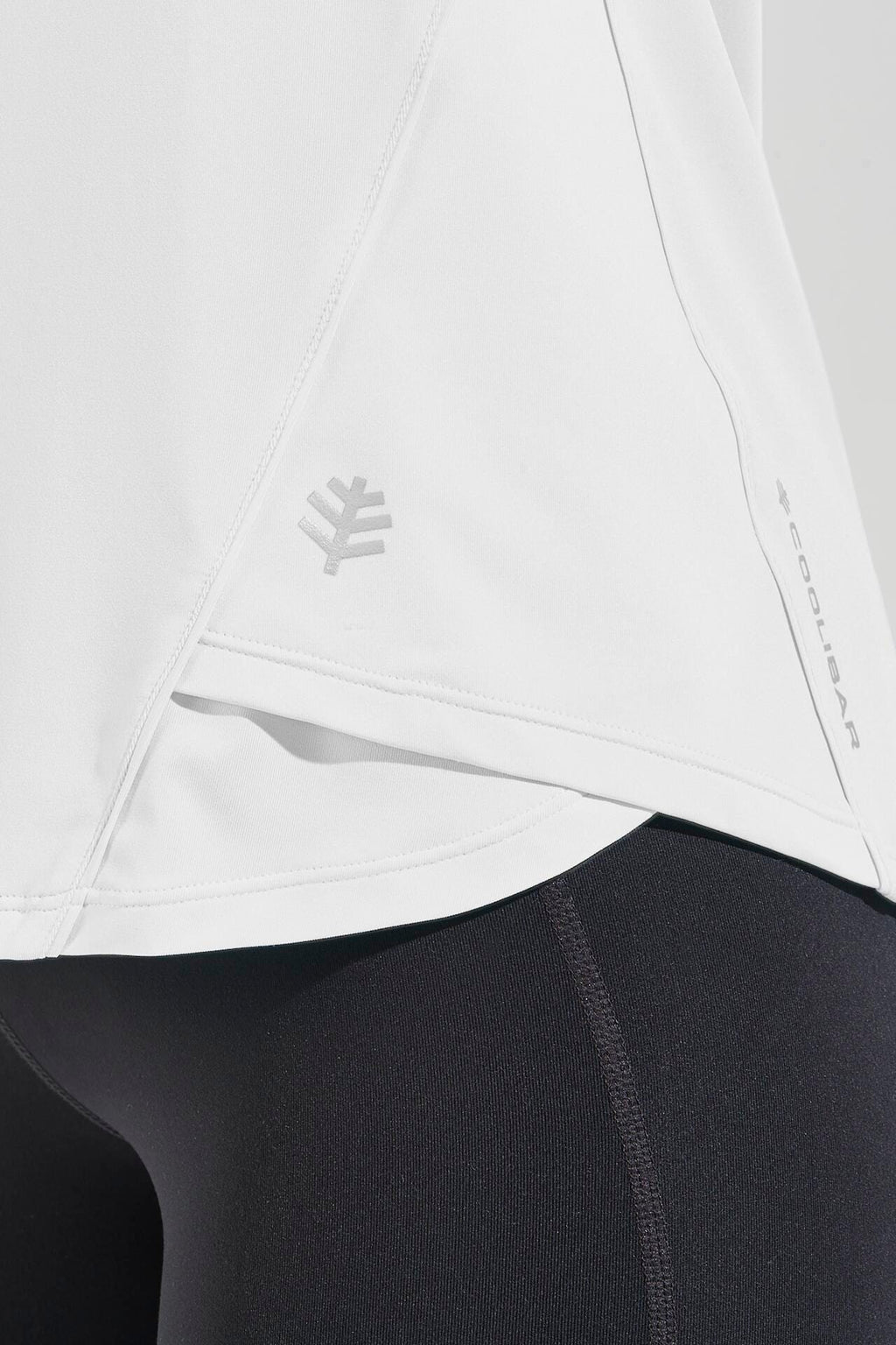 Coolibar Women's Accelera Performance Long Sleeve Top, White