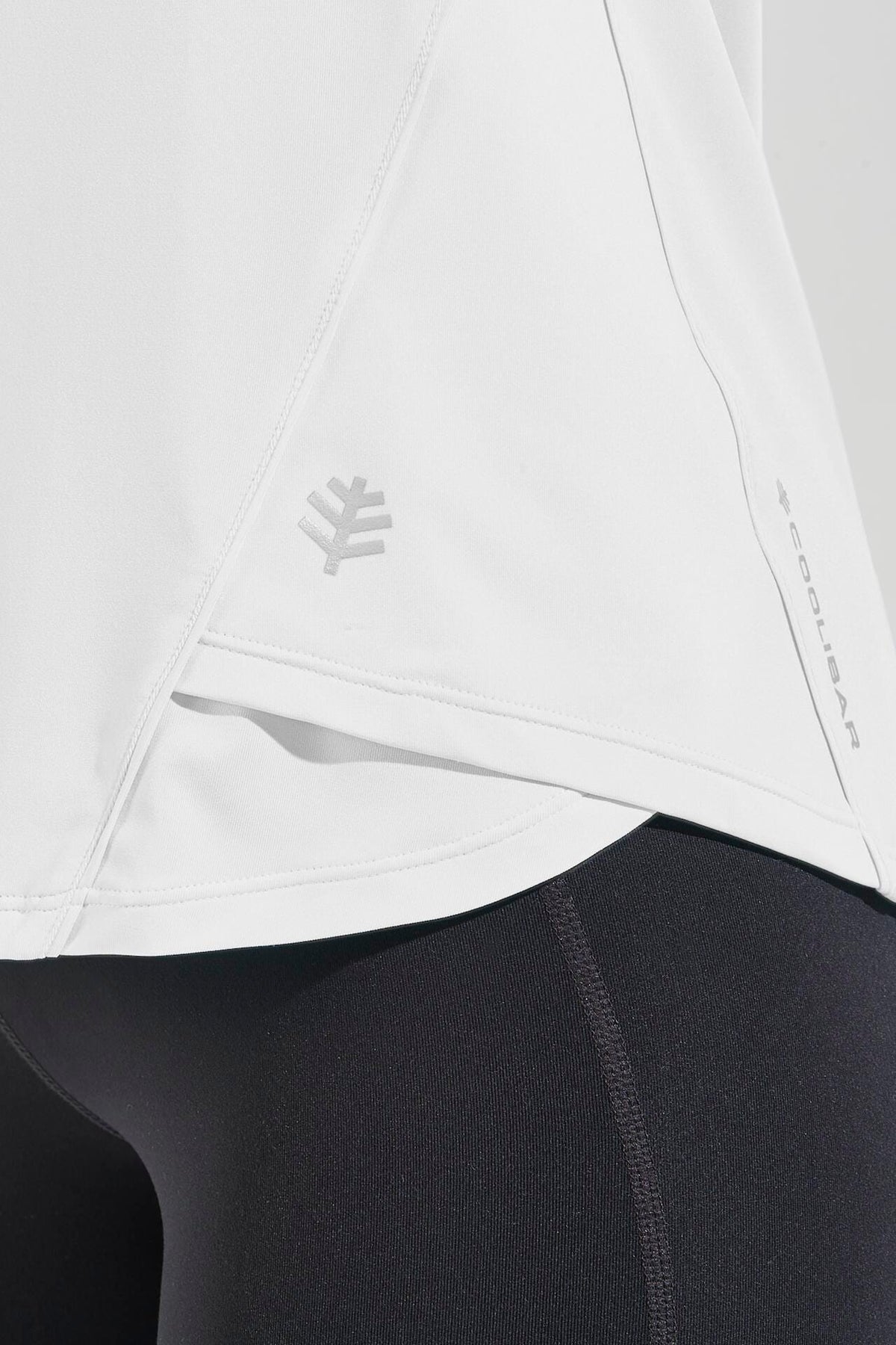 Coolibar Women's Accelera Performance Long Sleeve Top, White
