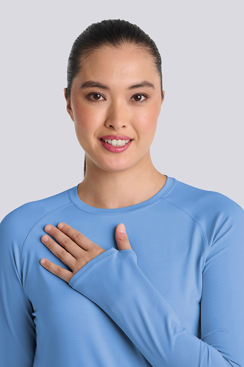 Accelera | Women's Performance Long Sleeve Top | Bluebell