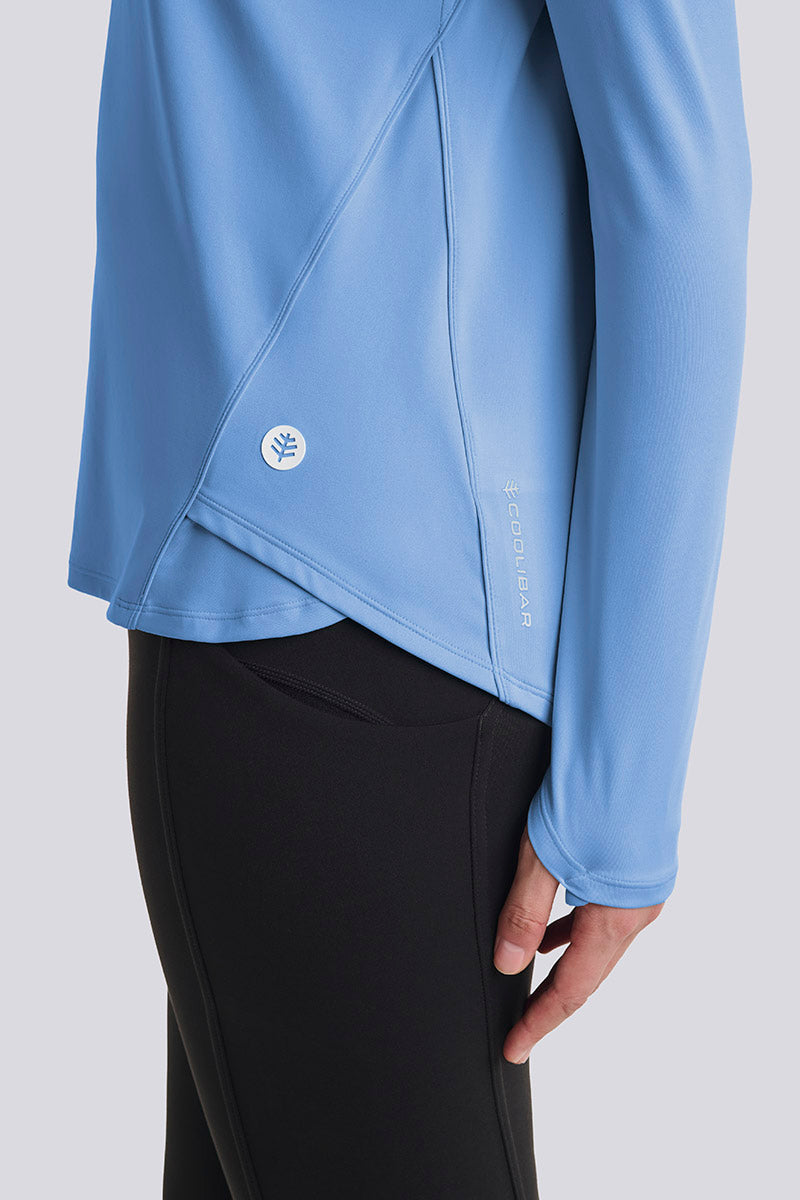 Accelera | Women's Performance Long Sleeve Top | Bluebell