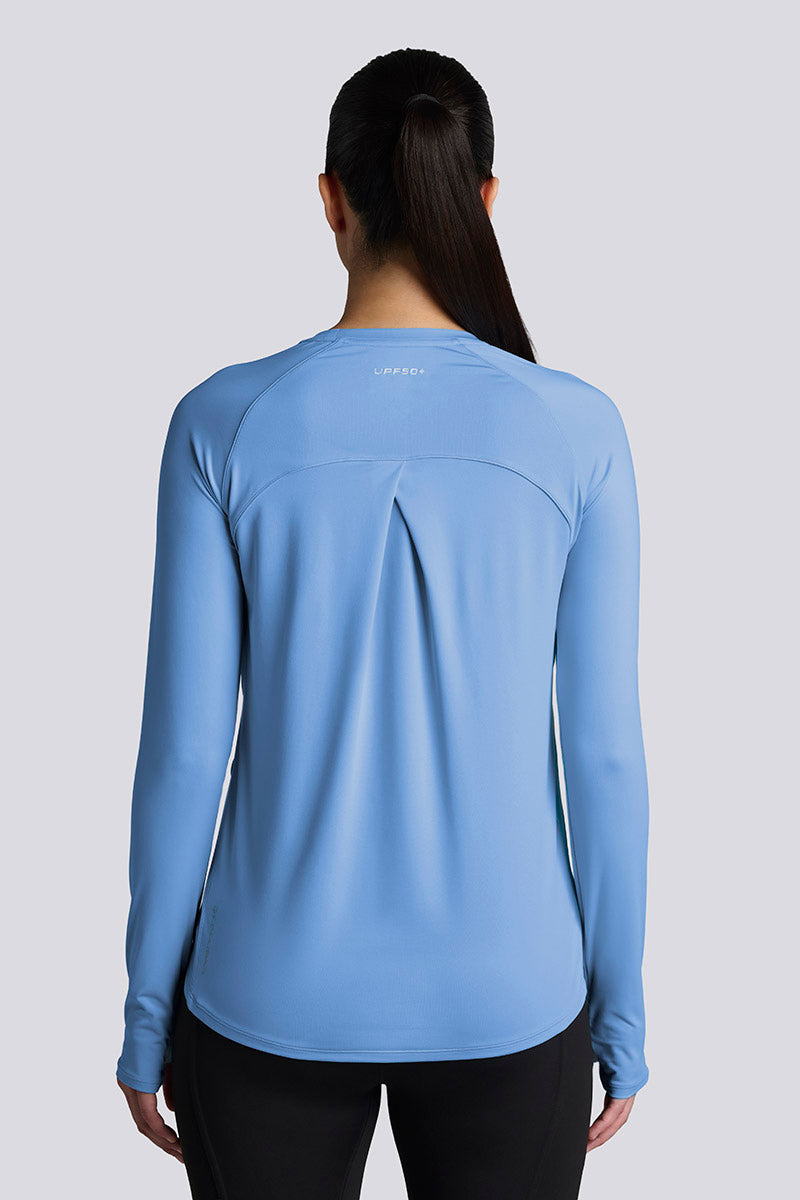 Accelera | Women's Performance Long Sleeve Top | Bluebell