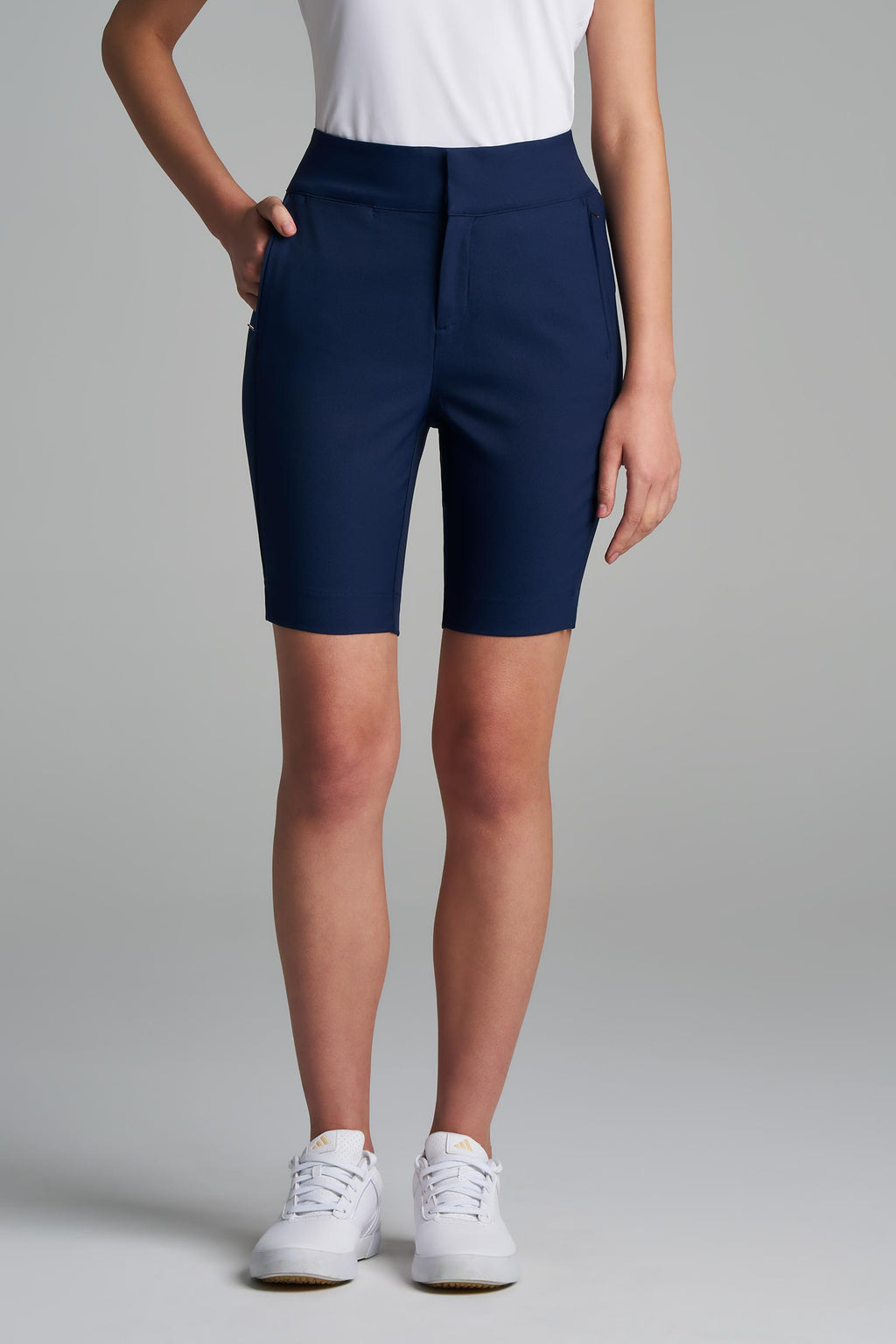 Coolibar Women's Valorus Golf Shorts With Cooltect Cooling And UPF Fifty Plus Smoothing Waistband Pocket