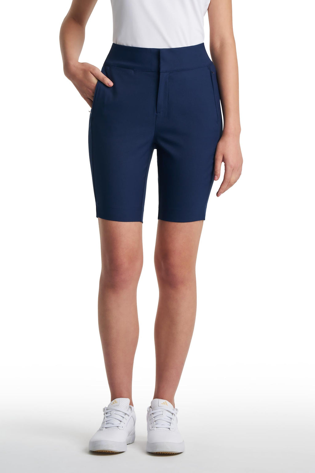 Coolibar Women's Valorus Golf Shorts With Cooltect Cooling And UPF Fifty Plus Smoothing Waistband Pocket