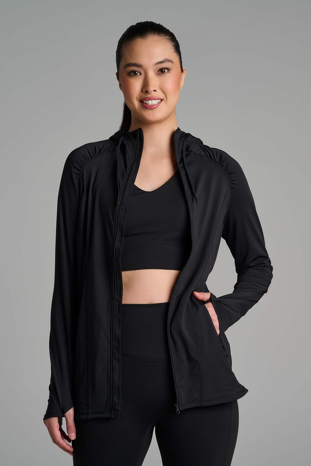 Astir | Women's Full-Zip Jacket | Black